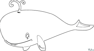 whale Printable Coloring Nplooj Ntawv